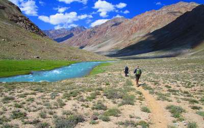 Zaroj lake-Shtik lazar pass-Gulzor